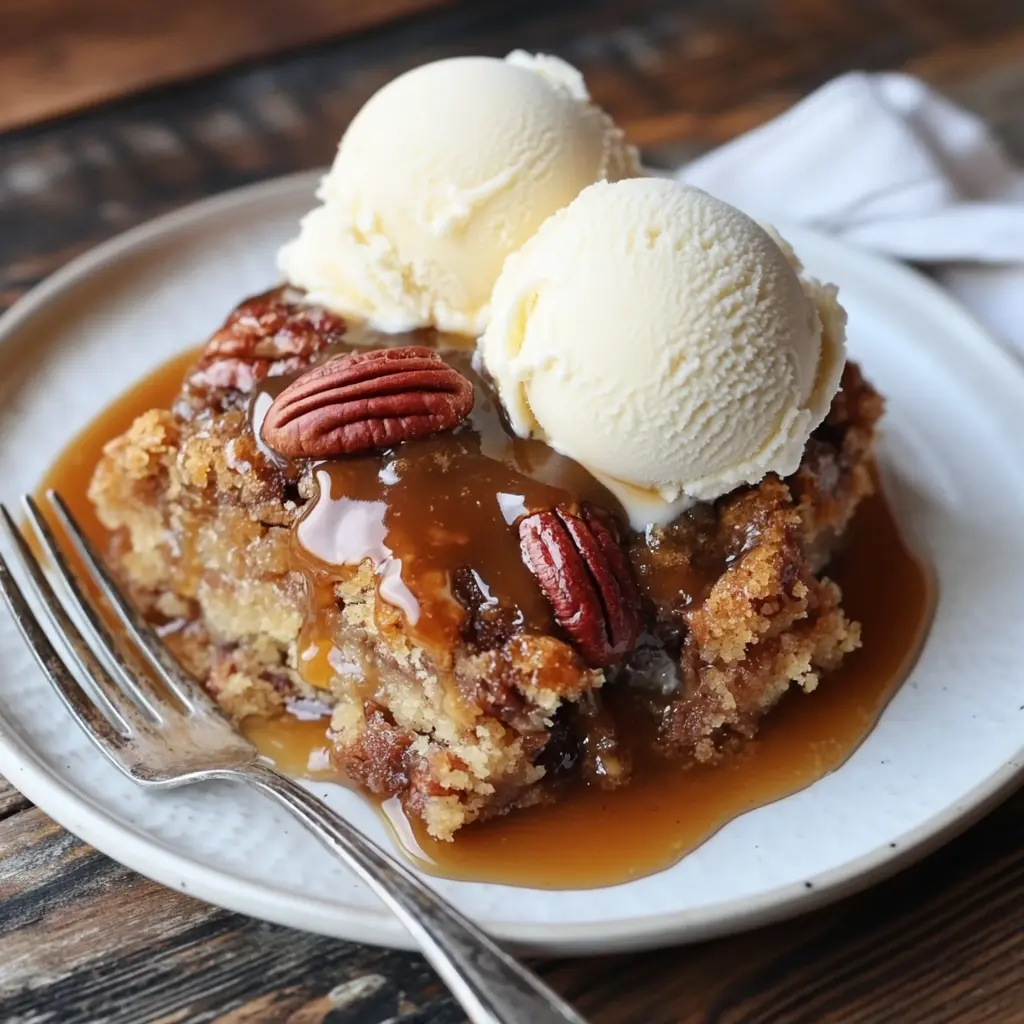 pecan pie dump cake