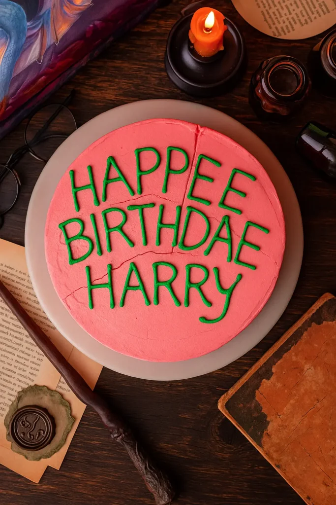 harry potter hagrid birthday cake