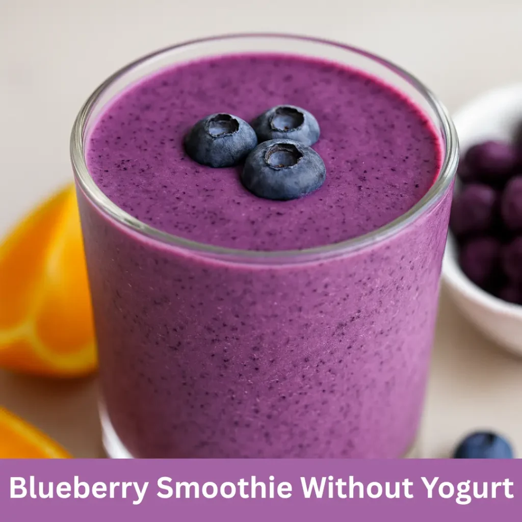 frozen blueberry smoothie without yogurt