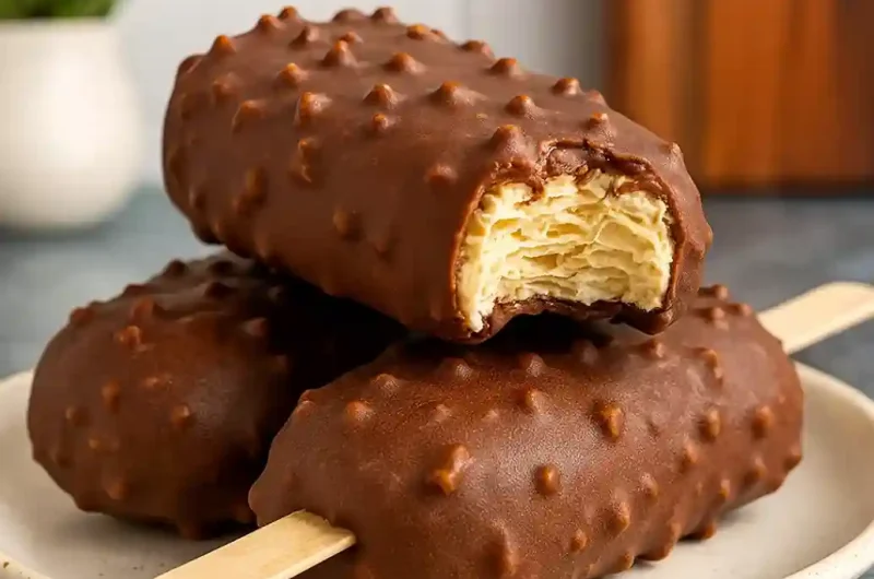 Best Homemade Eskimo Pie Popsicle Recipe
