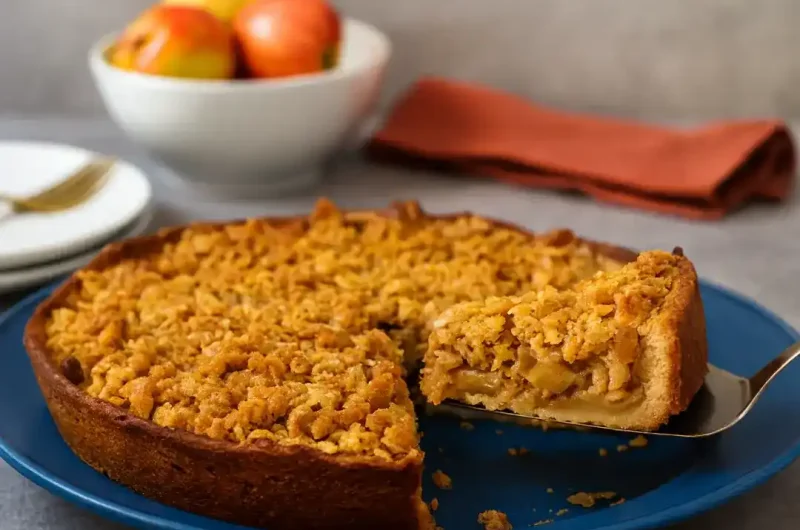 Dutch Apple Pie Recipe with Oats