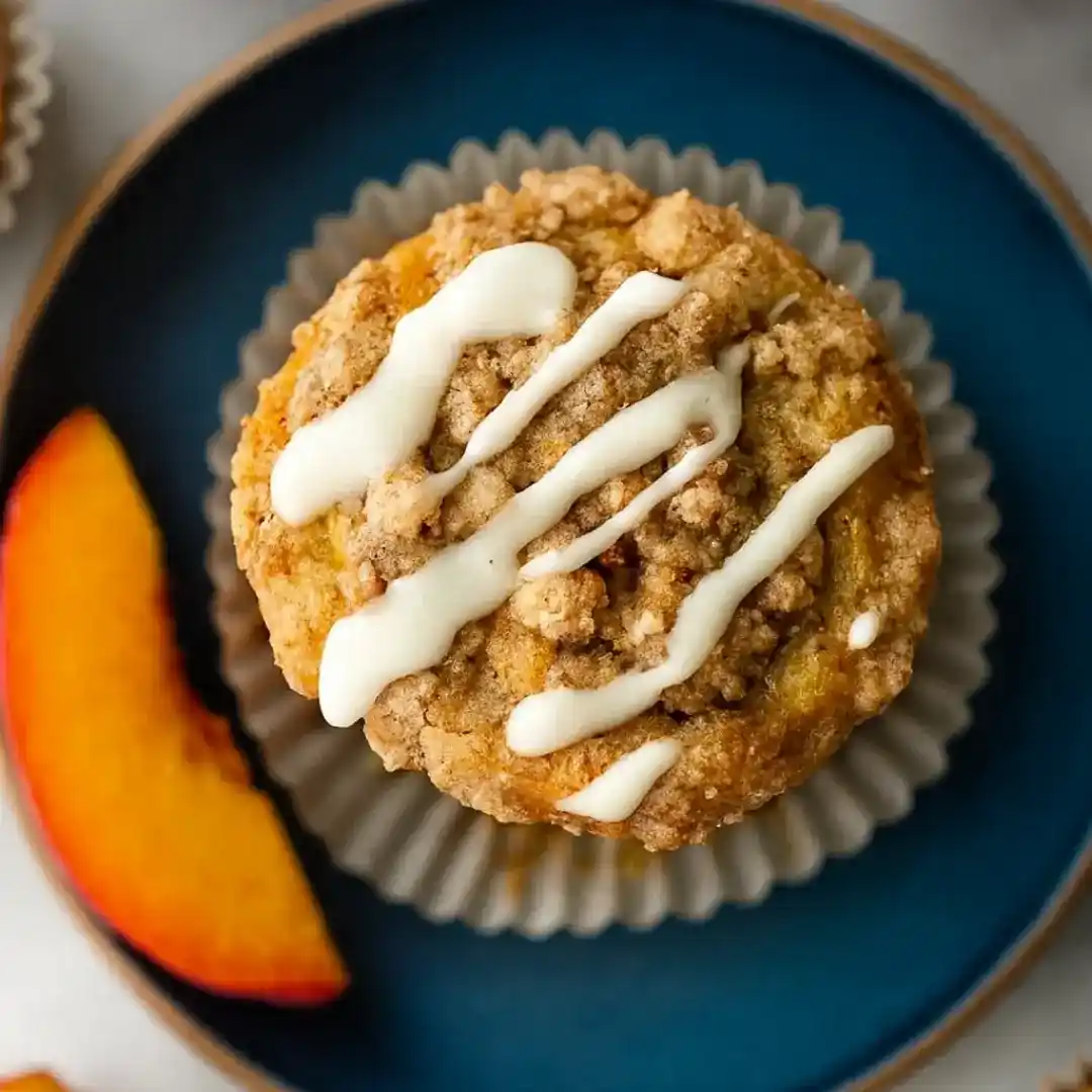 Peach Streusel Muffins