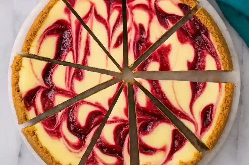 Raspberry Swirl Cheesecake Recipe